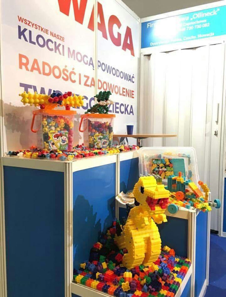 Ollineck, the exclusive distributor of Loowi Big Magic Pearls in Poland kindergarten channel, showing in KIDS' TIME, 8th International Fair of Toys and Products for Mother and Child KIDS' TIME, 23-25 February 2017, f