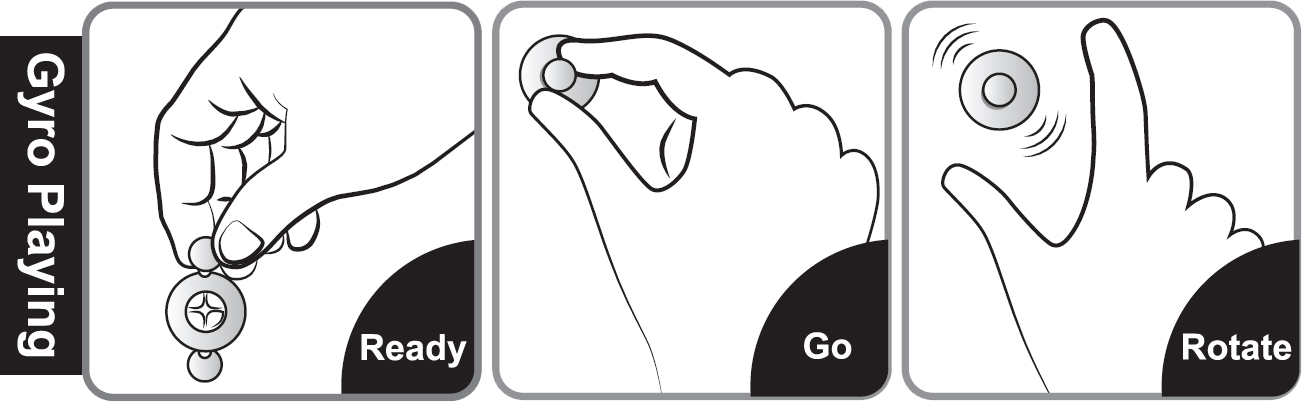 Videos of Gyro Playing Methods of Loowi Big Magic Pearls