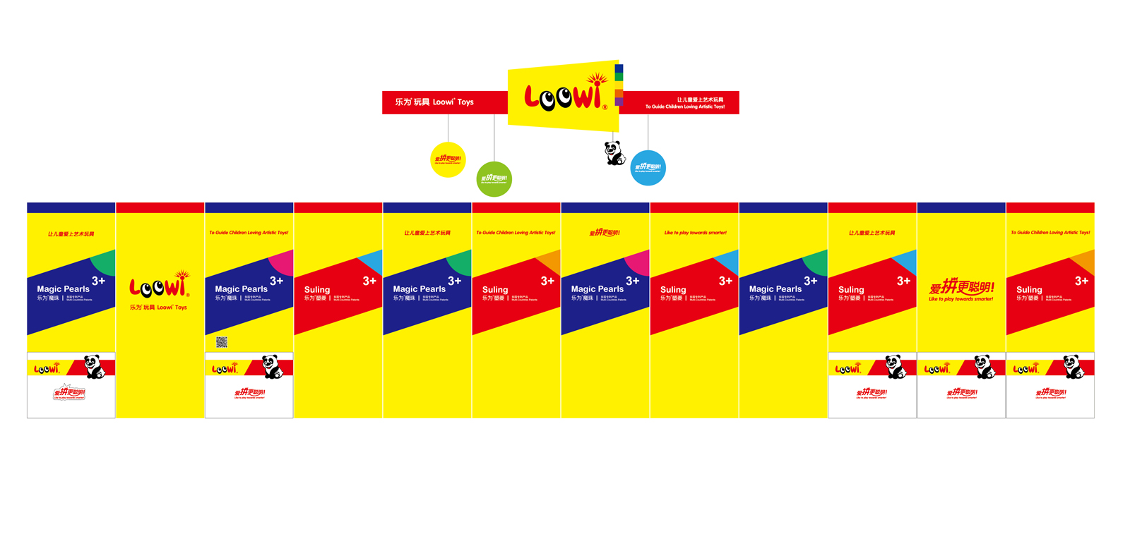 Expanded View of Design for Loowi Booth N5G10 Shanghai Toys Fair 2013